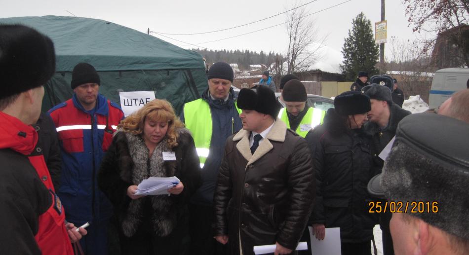 Командно штабная тренировка Ликвидация ЧС природного характера. Половодье