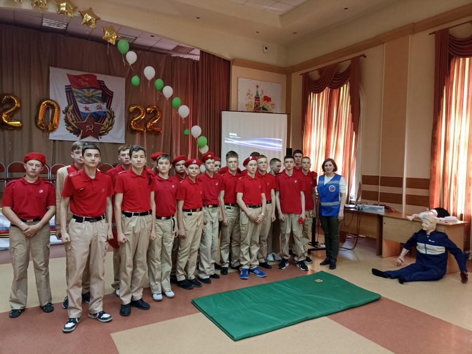 Открытый урок с юными армейцами из районов Томской области