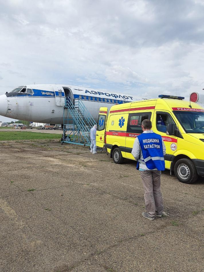 ТРЕНИРОВКА В МЕЖДУНАРОДНОМ АЭРОПОРТУ ТОМСК БОГАШЕВО