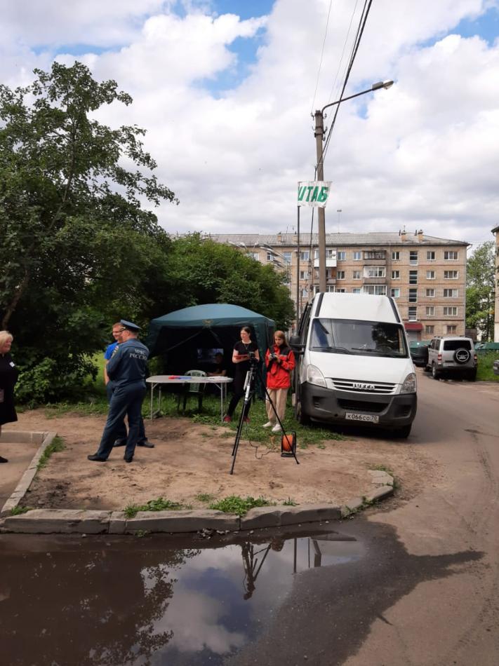 Командно-штабные учения в Октябрьском районе